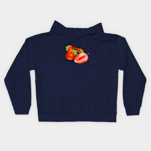 Sweet Strawberries Kids Hoodie